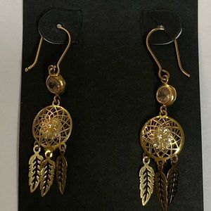10k Dream Catcher Earrings